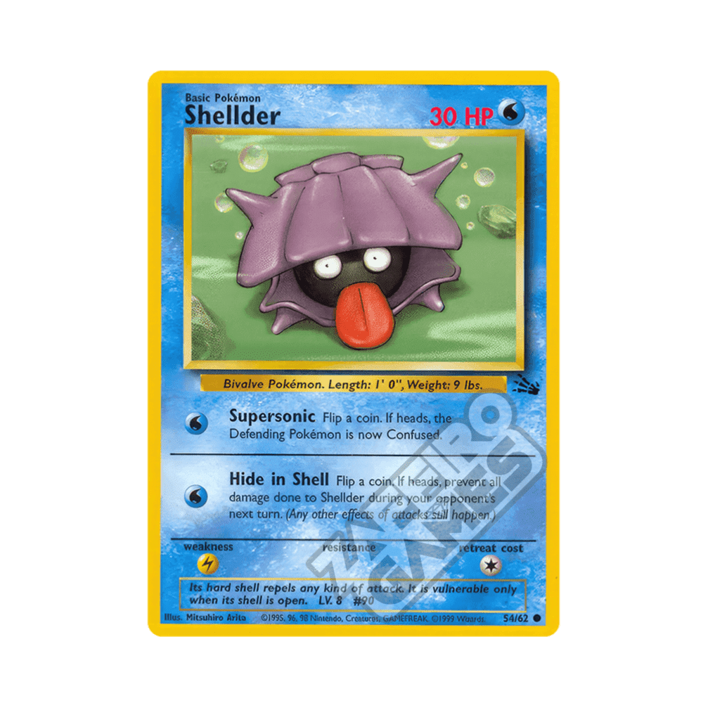 54/62 Shellder Comune Unlimited (ITA) - Fossil