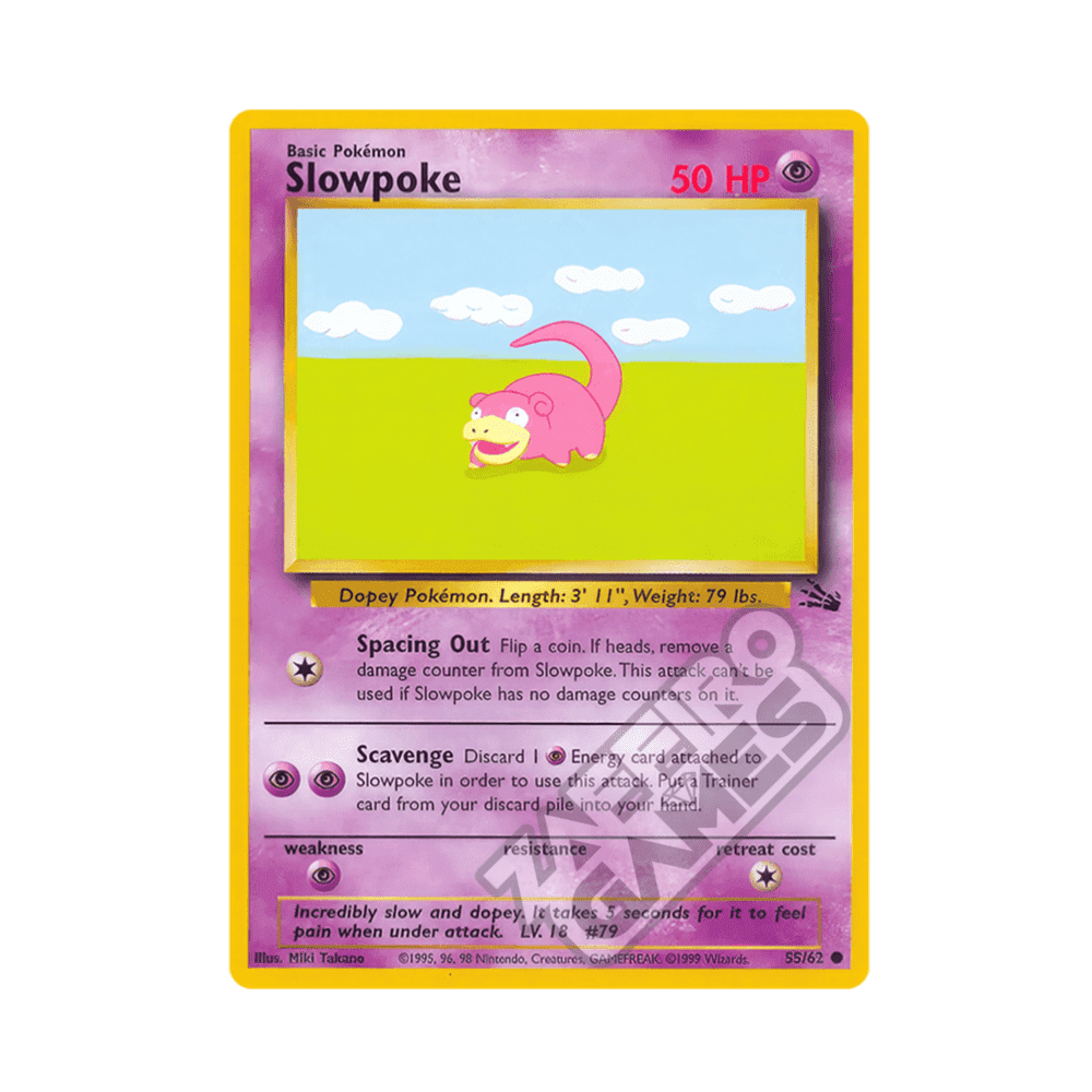 55/62 Slowpoke Comune Unlimited (ITA) - Fossil
