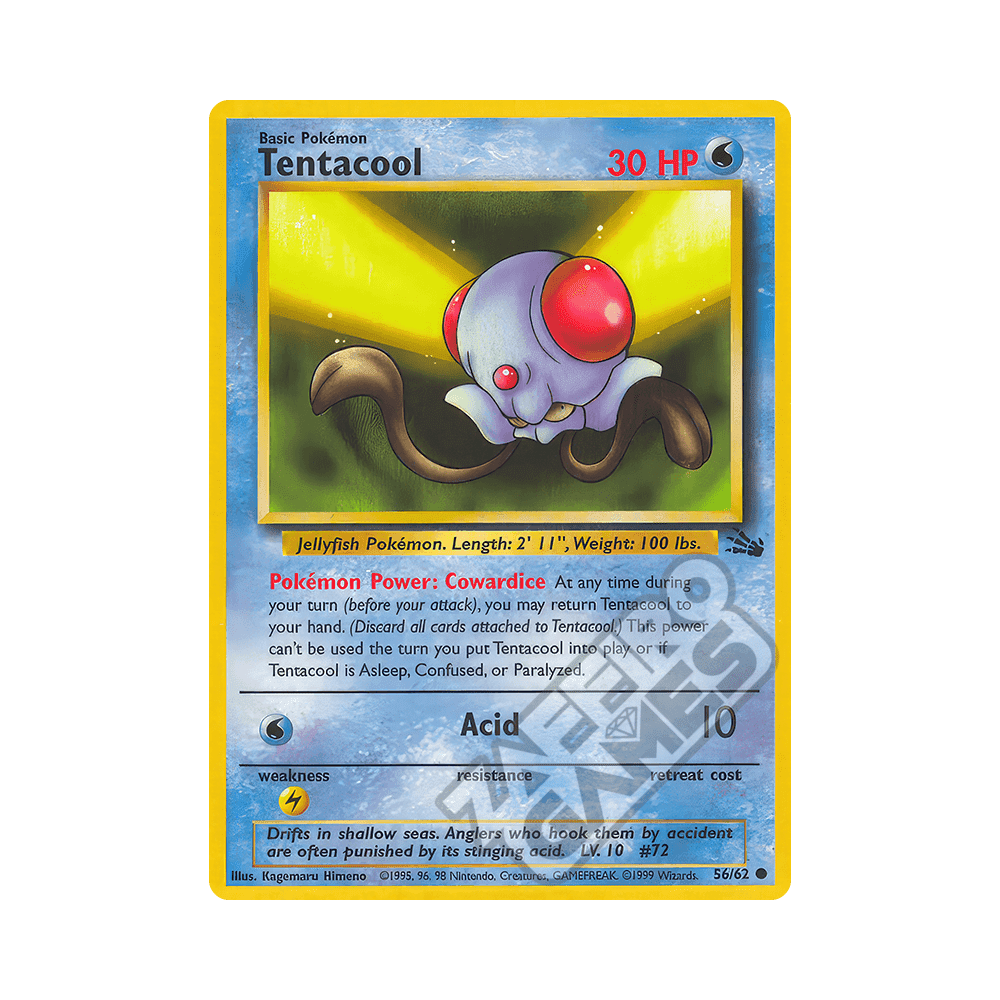 56/62 Tentacool Comune Unlimited (ITA) - Fossil