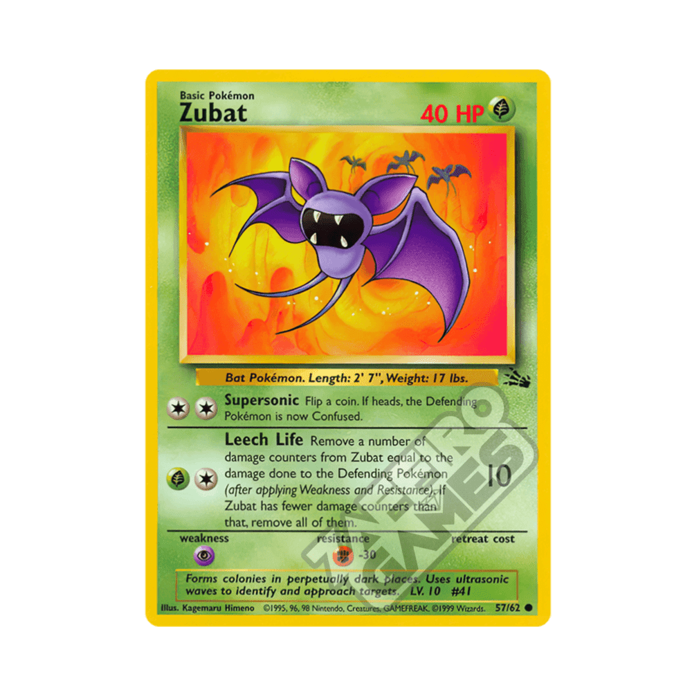 57/62 Zubat Comune Unlimited (ITA) - Fossil