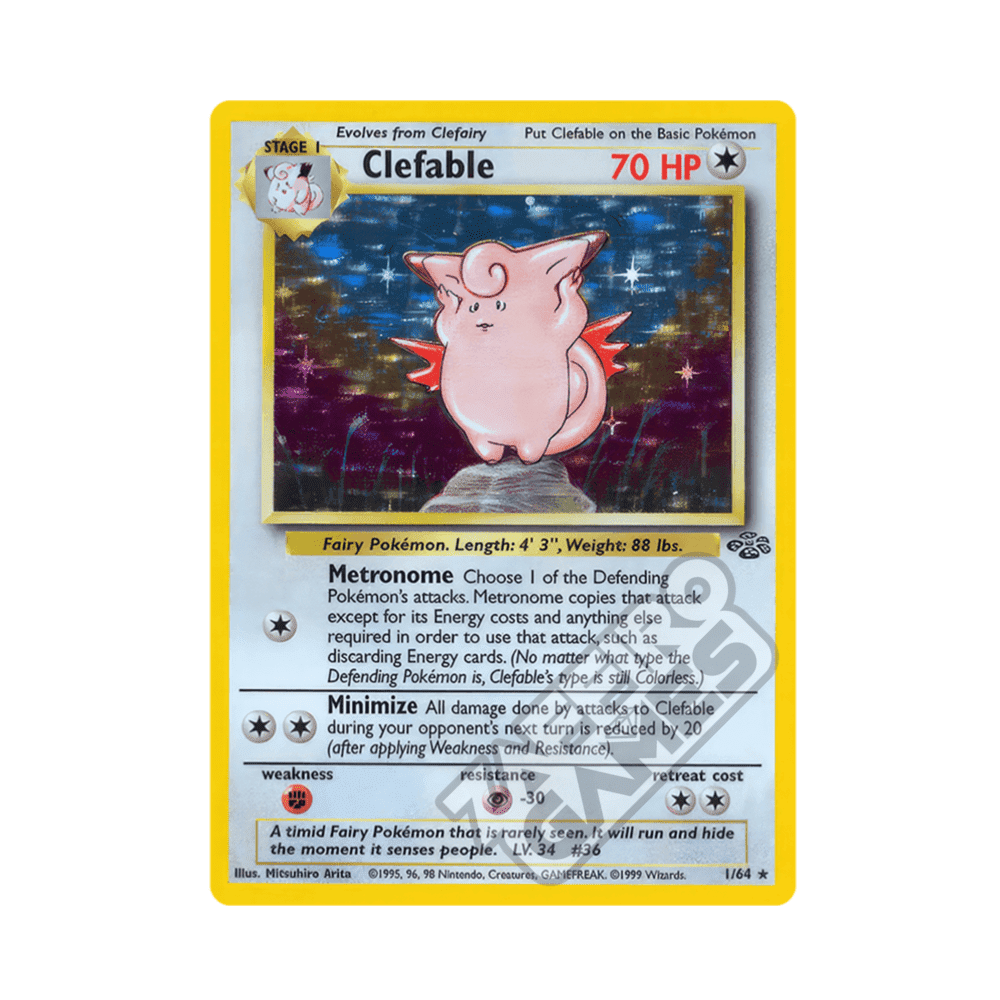 01/64 Clefable Holo Unlimited (ITA) - Jungle