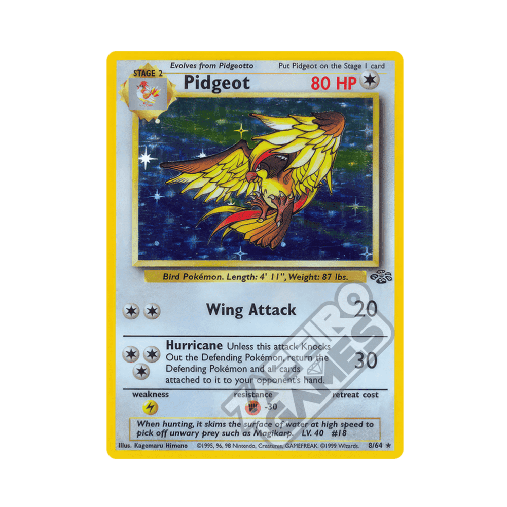 08/64 Pidgeot Holo Unlimited (ITA) - Jungle