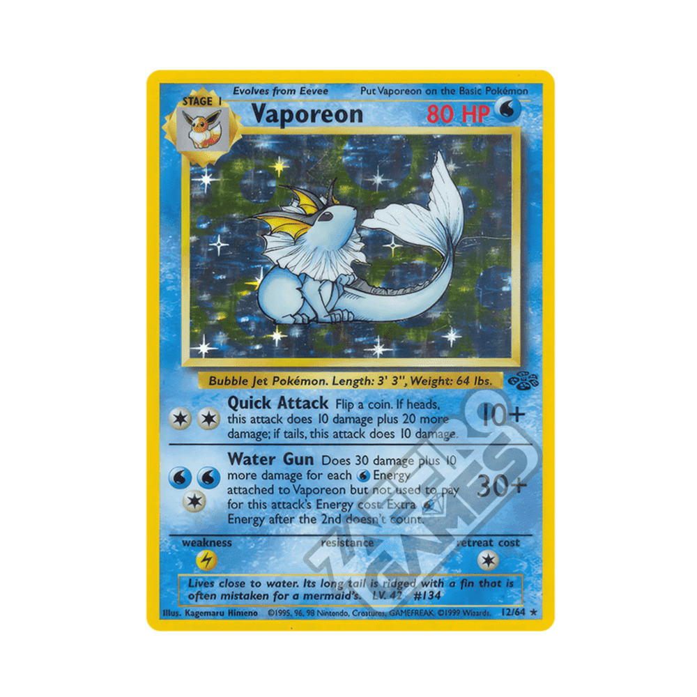 12/64 Vaporeon Holo Unlimited (ITA) - Jungle