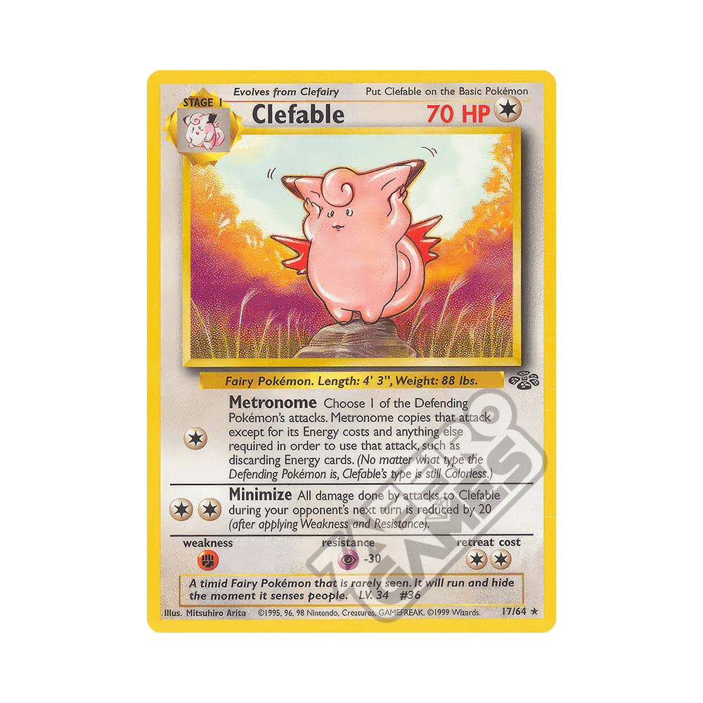 17/64 Clefable Rara Unlimited (ITA) - Jungle