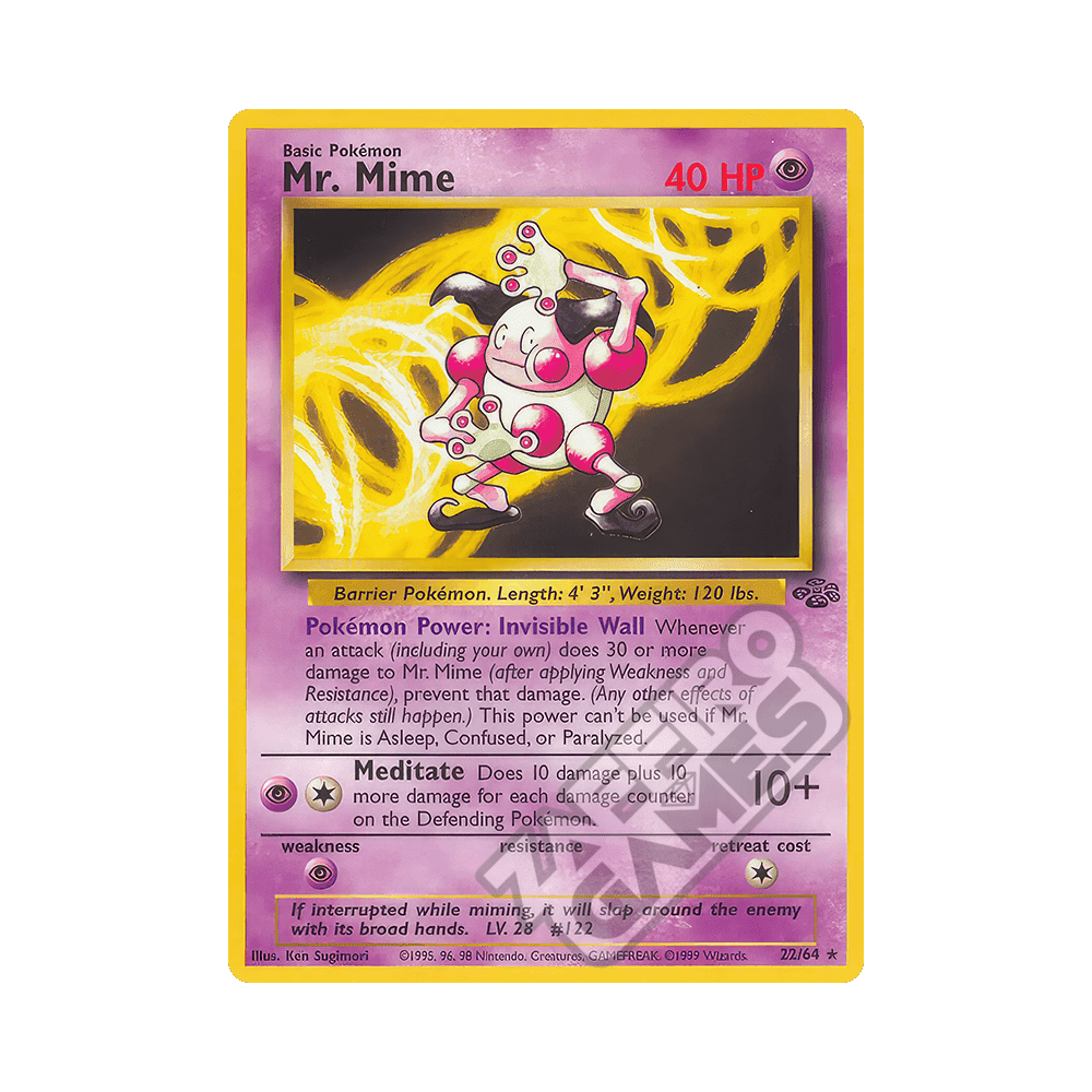 22/64 Mr. Mime Rara Unlimited (ITA) - Jungle