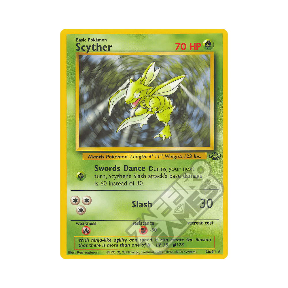 26/64 Scyther Rara Unlimited (ITA) - Jungle