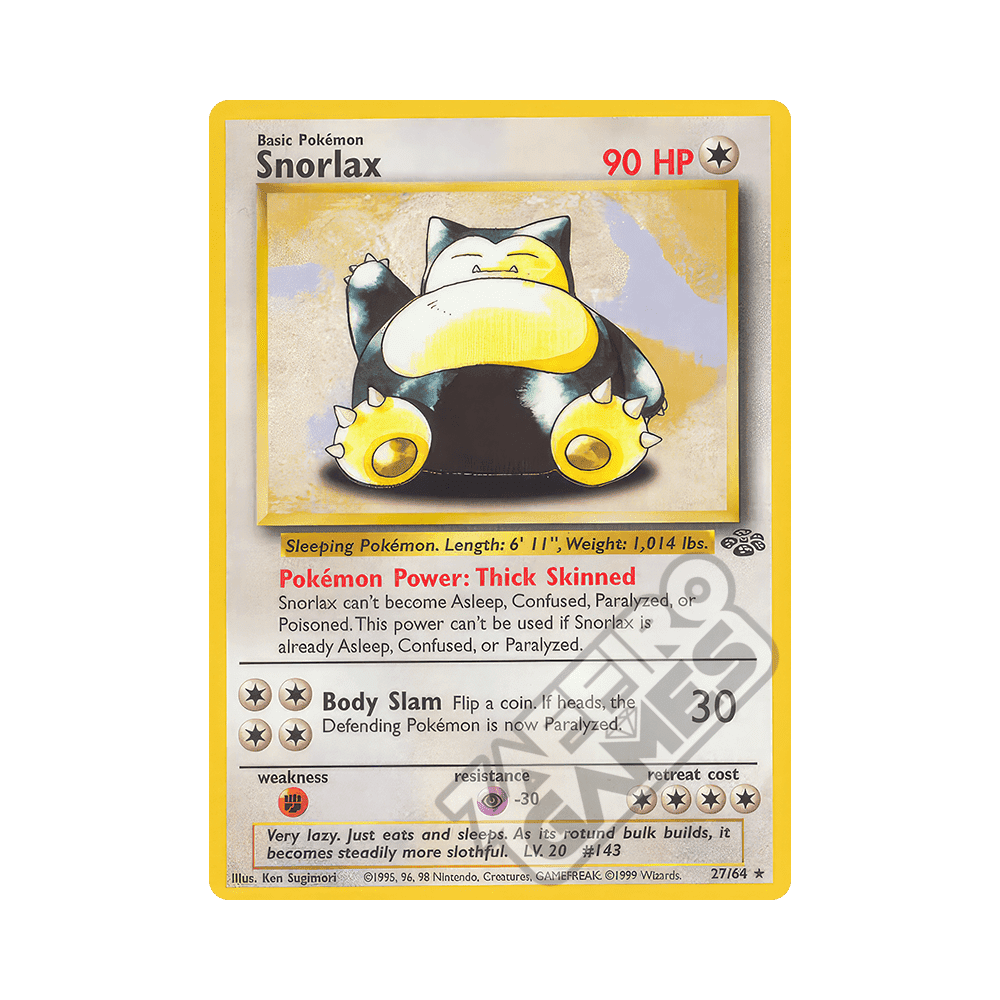 27/64 Snorlax Rara Unlimited (ITA) - Jungle