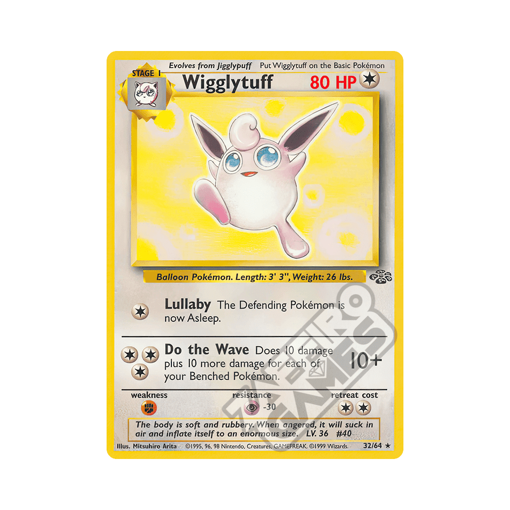 32/64 Wigglypuff Rara Unlimited (ITA) - Jungle