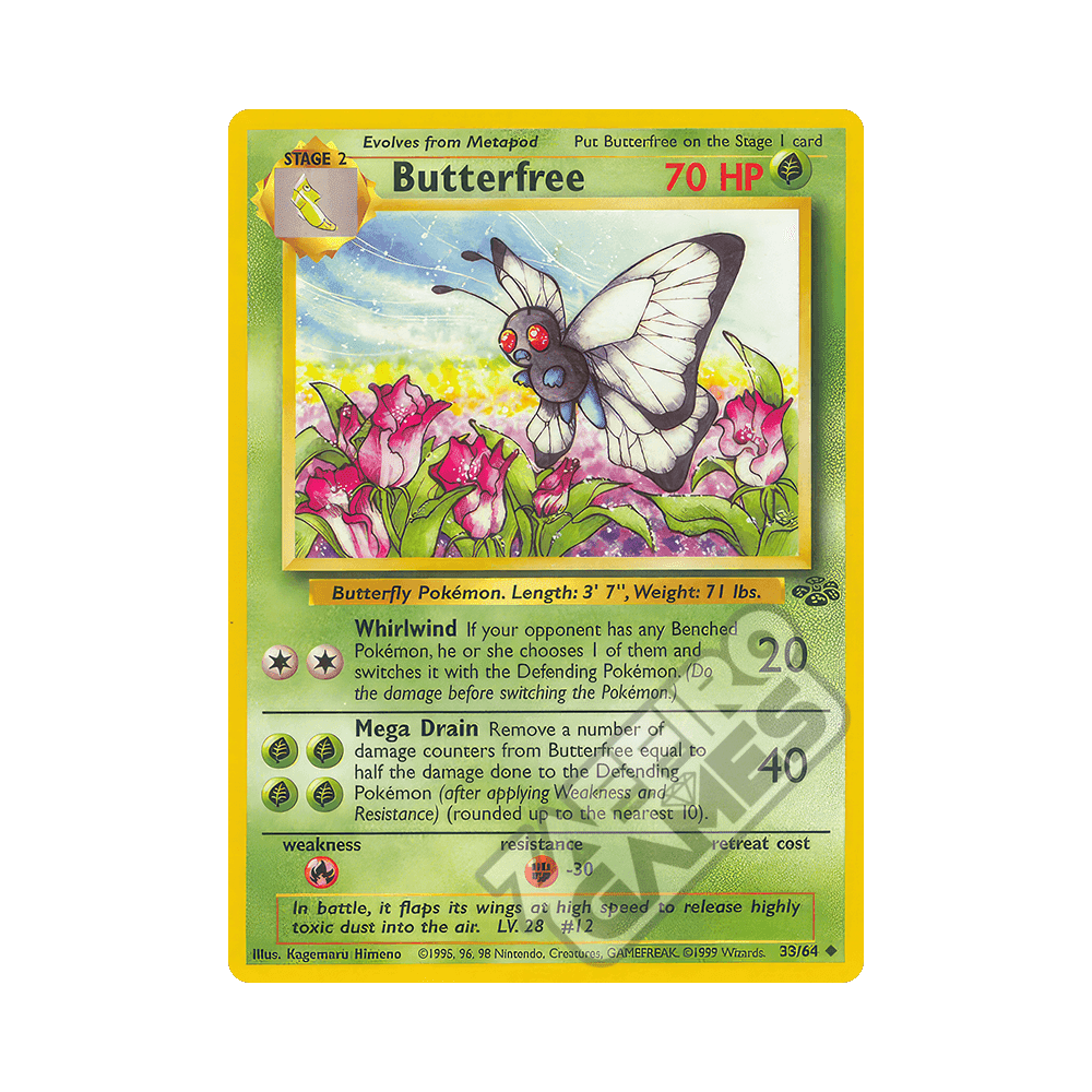 33/64 Butterfree Non Comune Unlimited (ITA) - Jungle