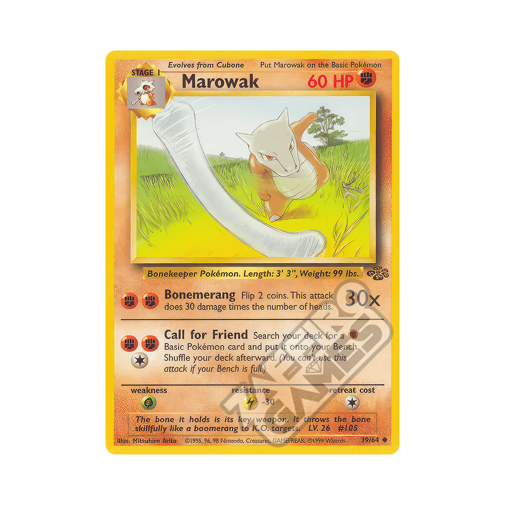 39/64 Marowak Non Comune Unlimited (ITA) - Jungle