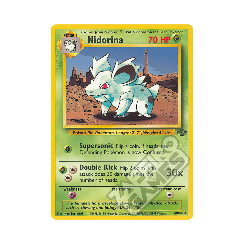 40/64 Nidorina Non Comune Unlimited (ITA) - Jungle