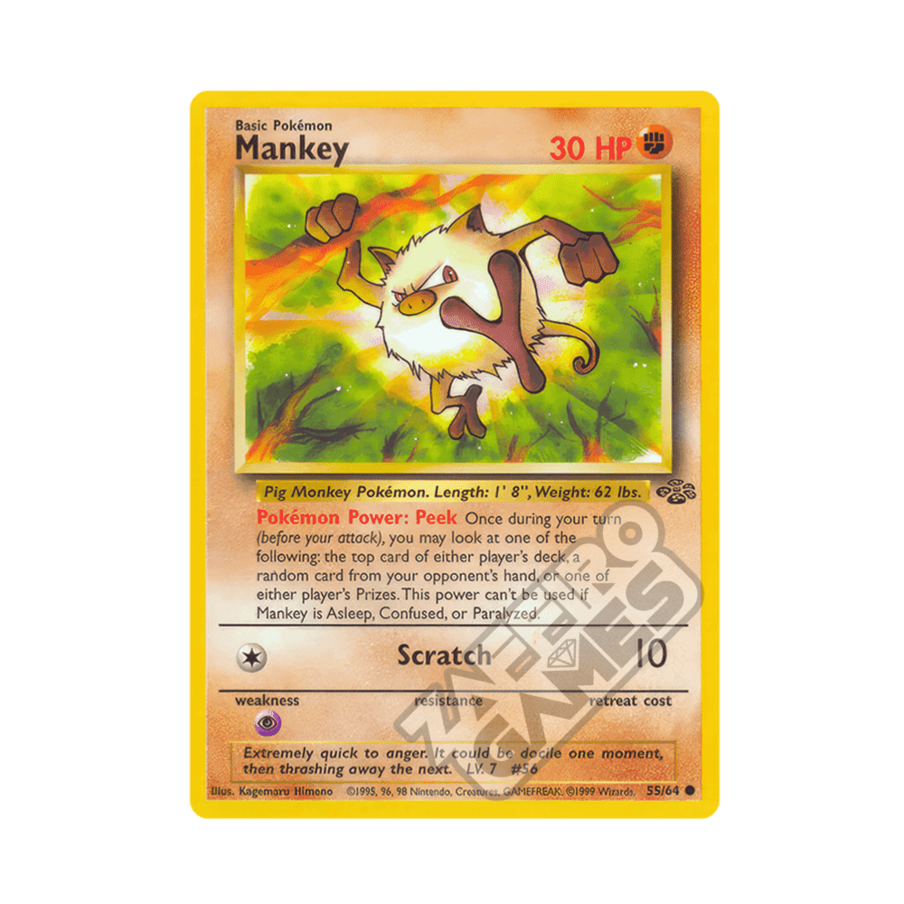 55/64 Mankey Comune Unlimited (ITA) - Jungle
