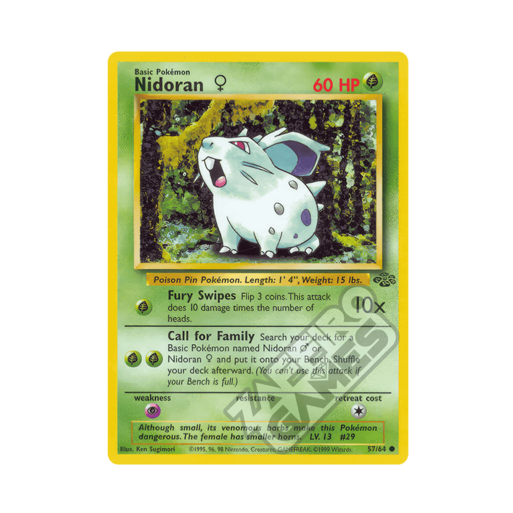 57/64 Nidoran Comune Unlimited (ITA) - Jungle