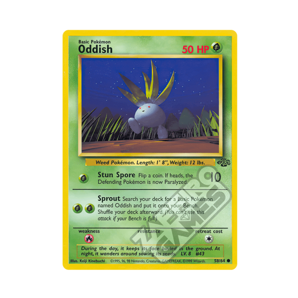 58/64 Oddish Comune Unlimited (ITA) - Jungle