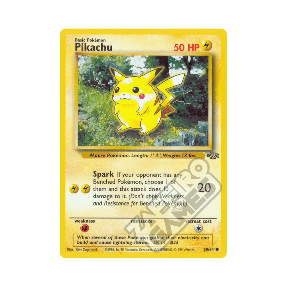 60/64 Pikachu Comune Unlimited (ITA) - Jungle
