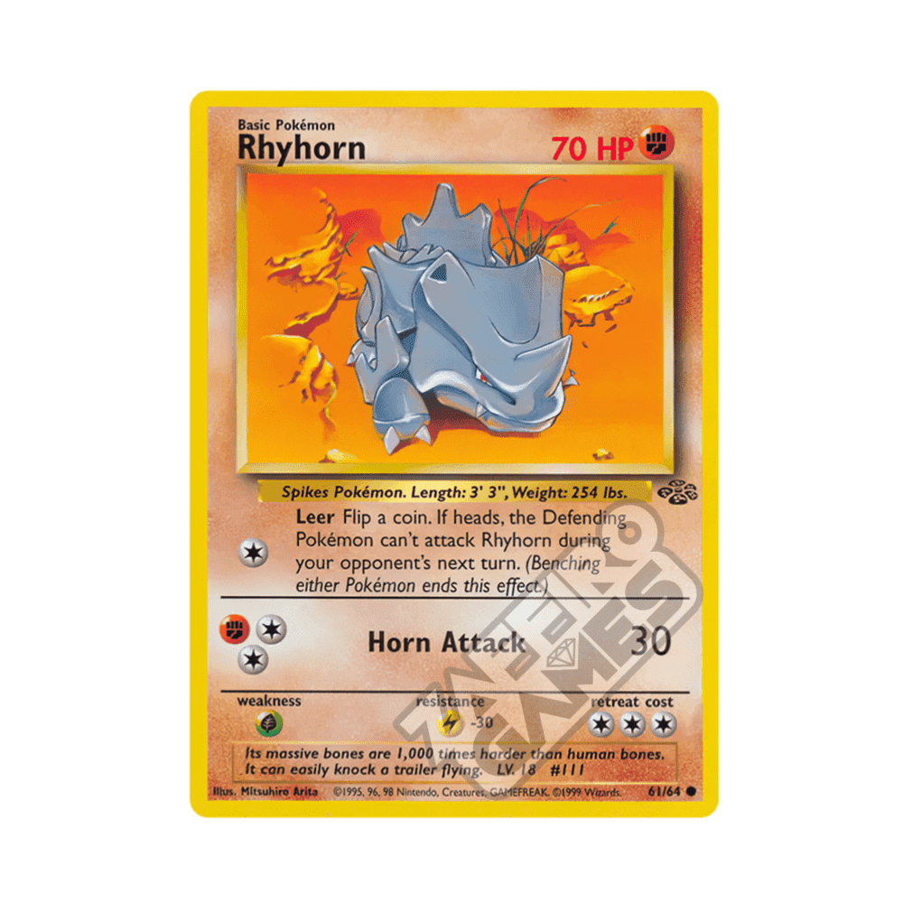 61/64 Rhyhorn Comune Unlimited (ITA) - Jungle