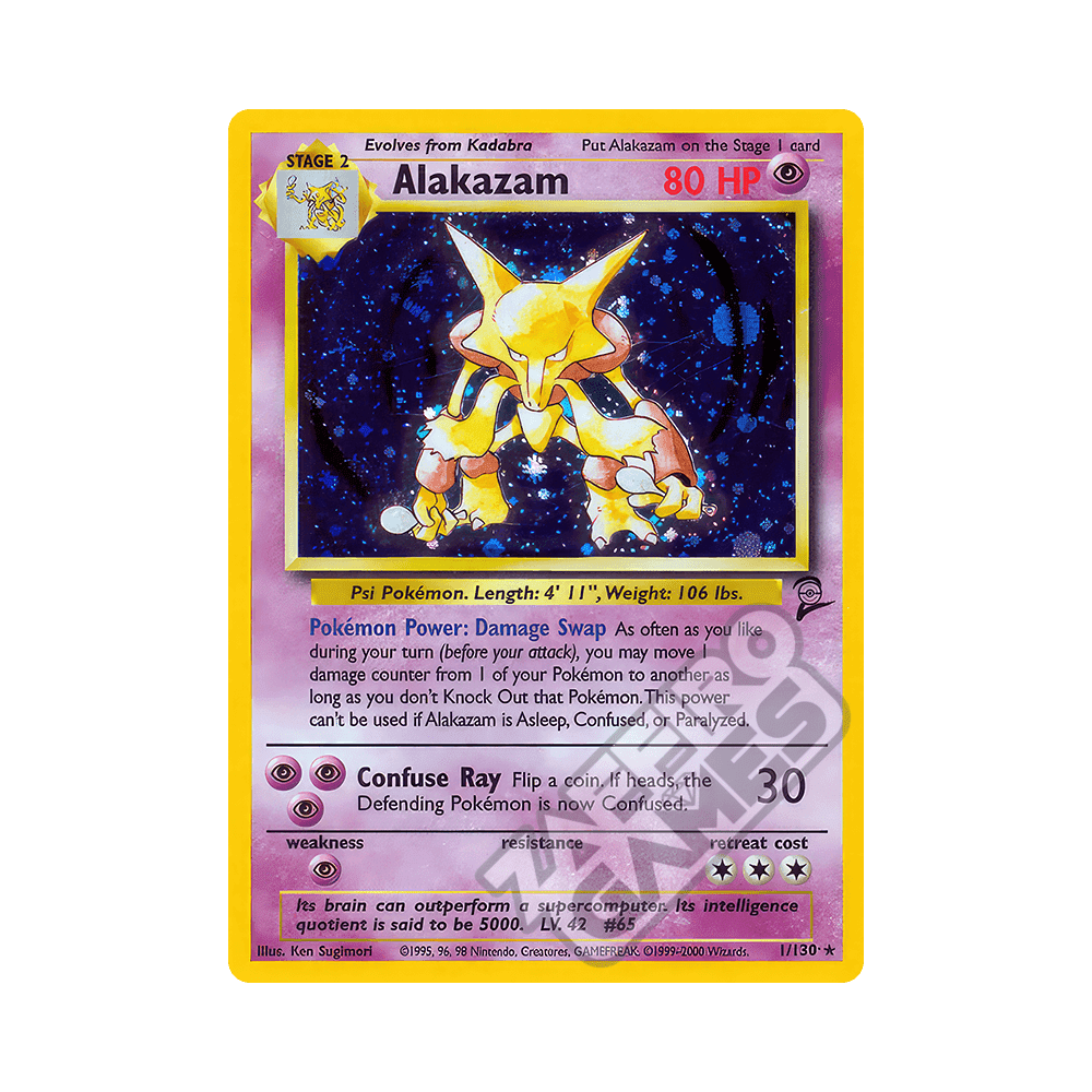 001/130 Alakazam Holo (ENG) - Set Base 2