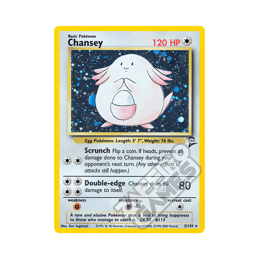 003/130 Chansey Holo (ENG) - Set Base 2