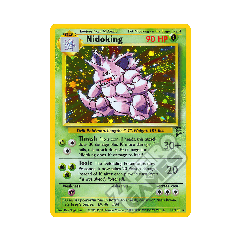 011/130 Nidoking Holo (ENG) - Set Base 2