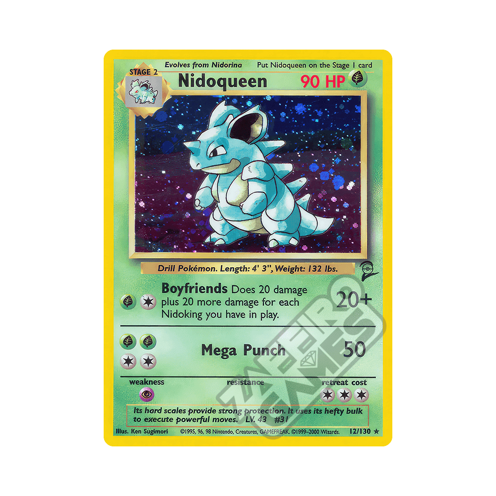 012/130 Nidoqueen Holo (ENG) - Set Base 2