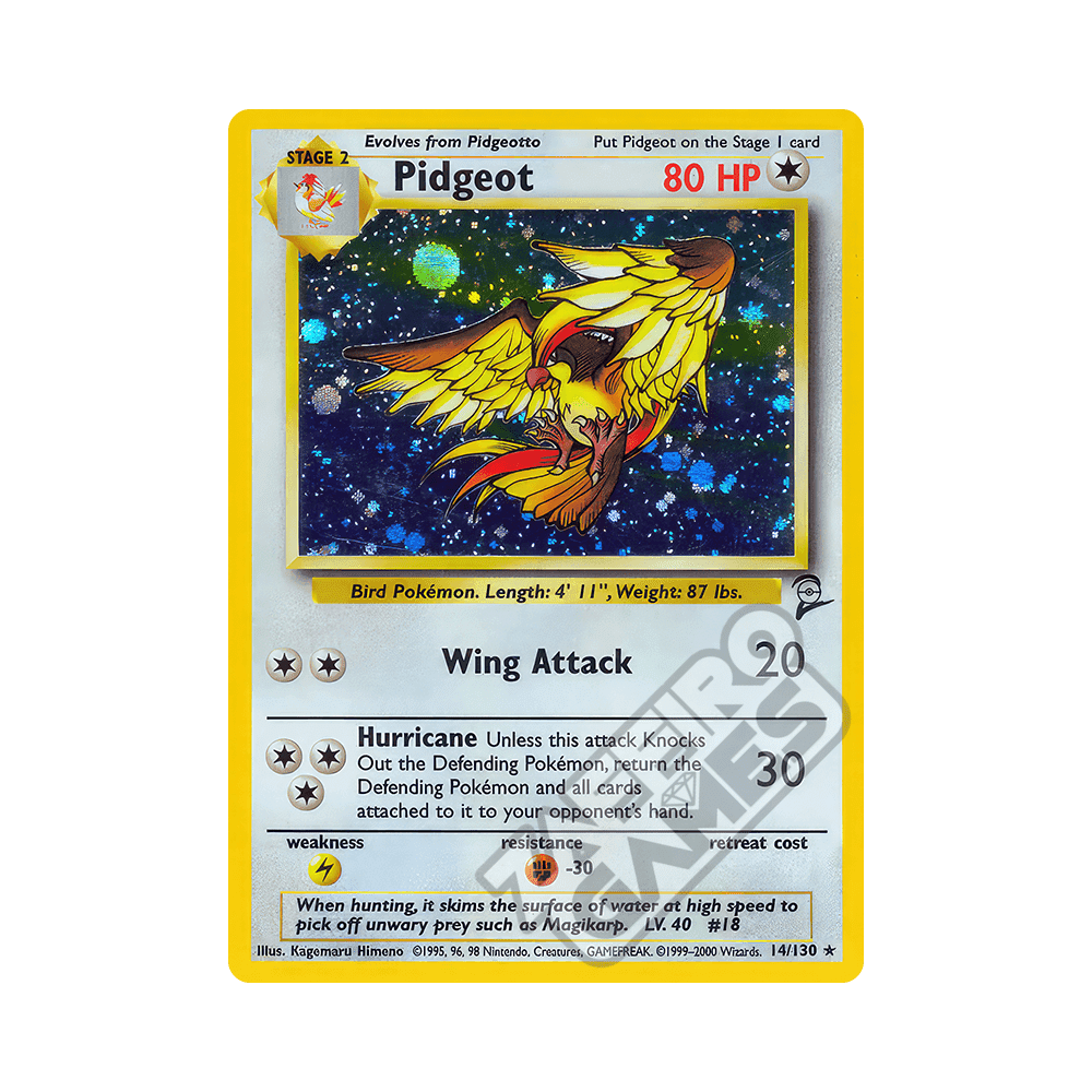 014/130 Pidgeot Holo (ENG) - Set Base 2