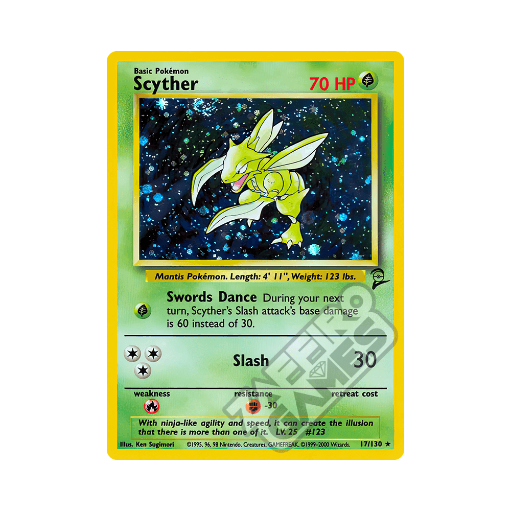 017/130 Scyther Holo (ENG) - Set Base 2