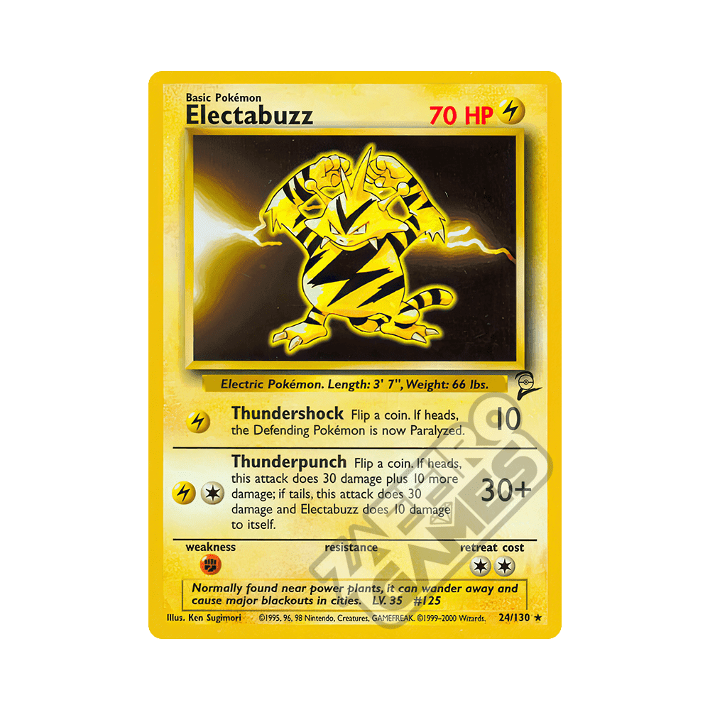 024/130 Electabuzz Rara (ENG) - Set Base 2