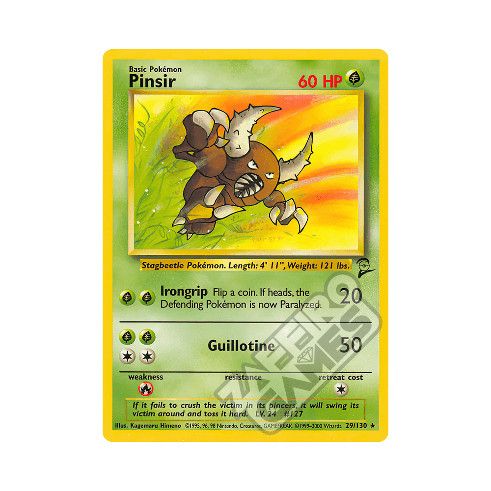 029/130 Pinsir Rara (ENG) - Set Base 2