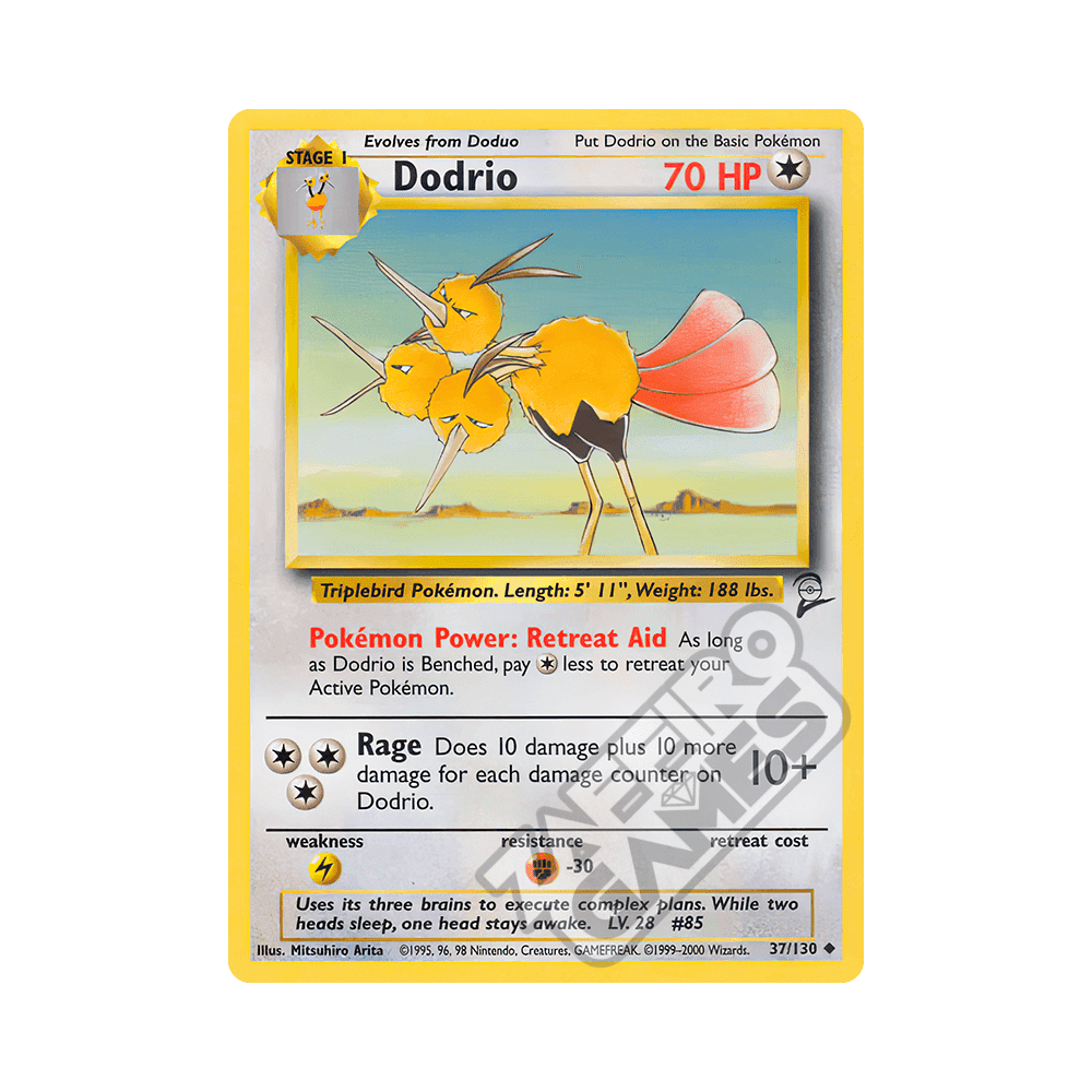 037/130 Dodrio Non Comune (ENG) - Set Base 2