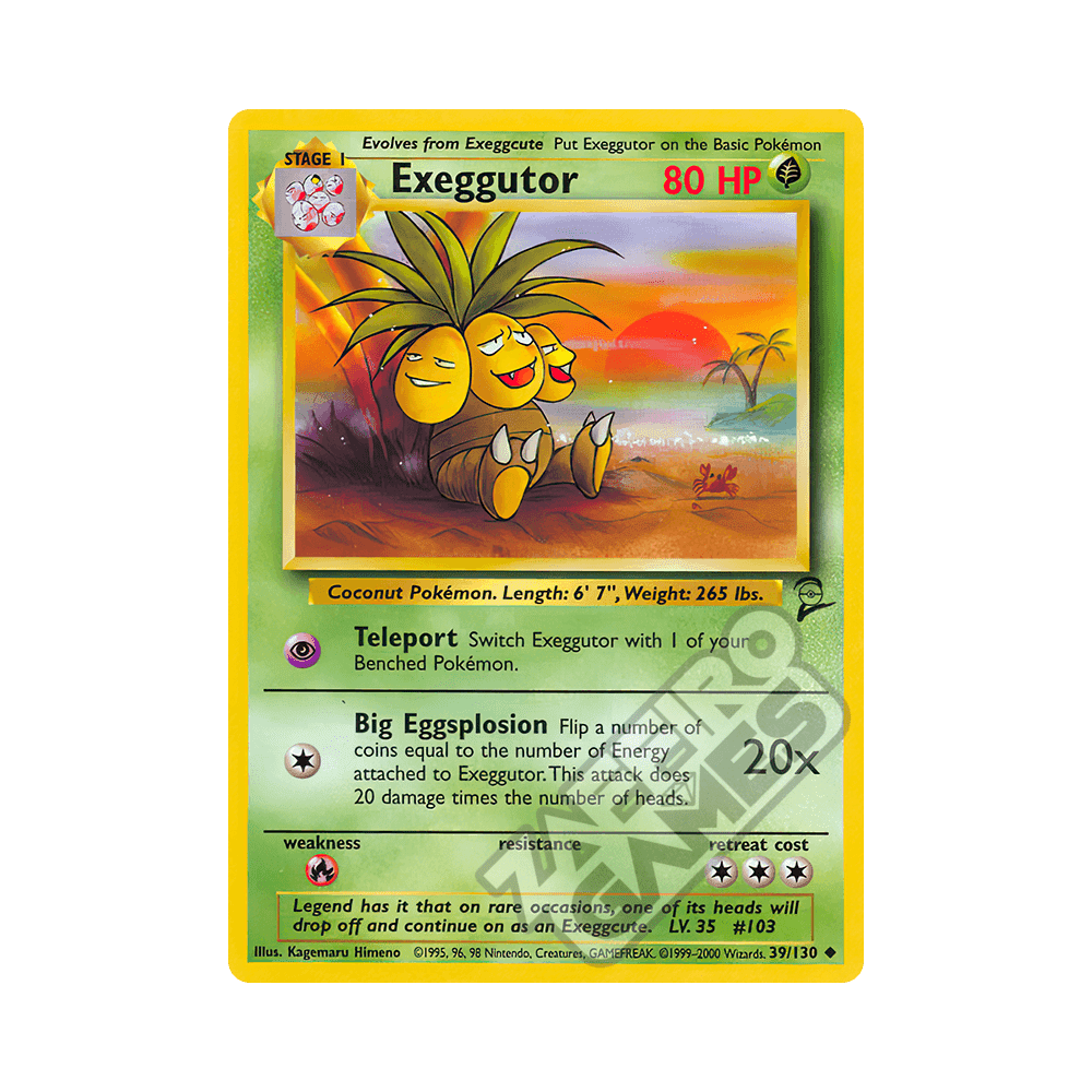 039/130 Exeggutor Non Comune (ENG) - Set Base 2