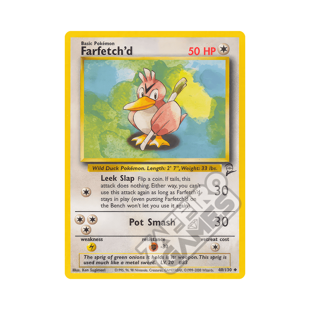 040/130 Farfetch'd Non Comune (ENG) - Set Base 2