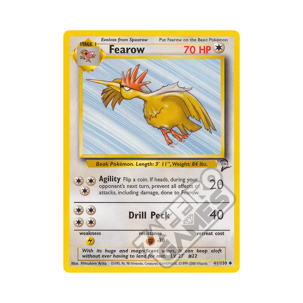 041/130 Fearow Non Comune (ENG) - Set Base 2