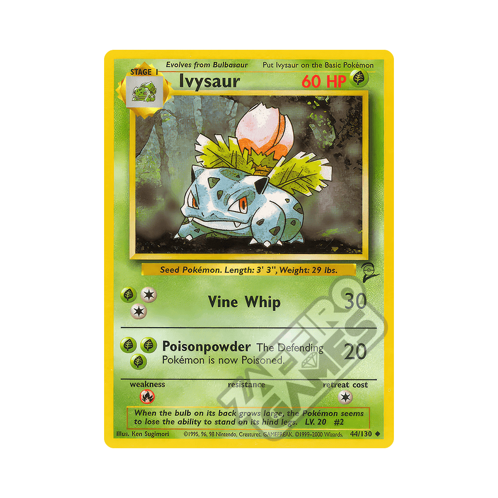 044/130 Ivysaur Non Comune (ENG) - Set Base 2