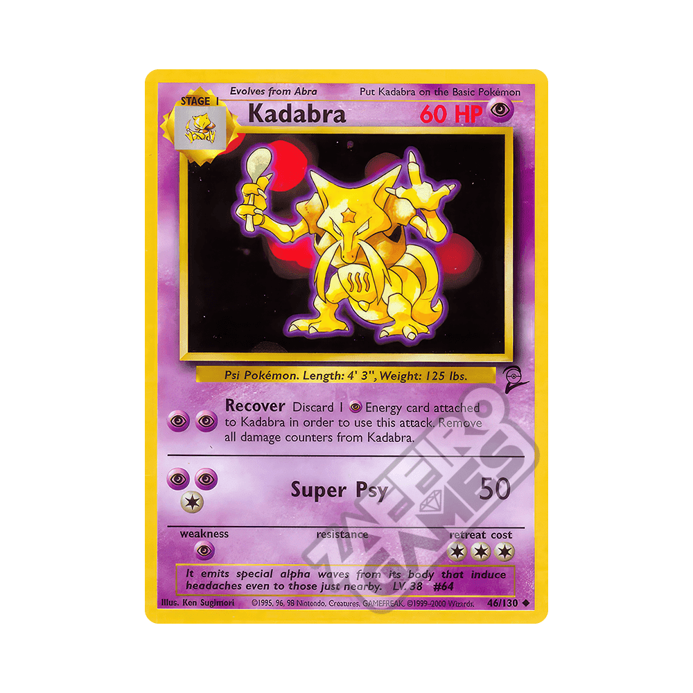 046/130 Kadabra Non Comune (ENG) - Set Base 2