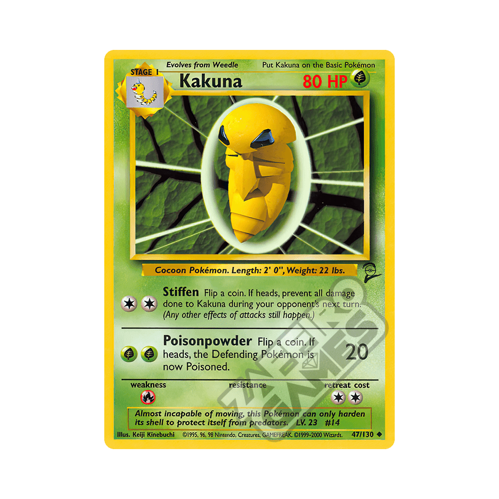 047/130 Kakuna Non Comune (ENG) - Set Base 2