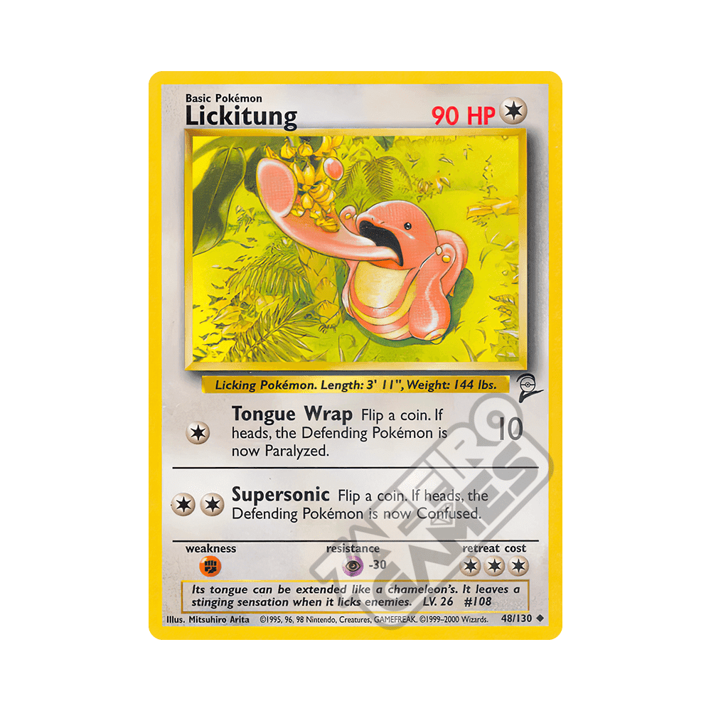 048/130 Lickitung Non Comune (ENG) - Set Base 2