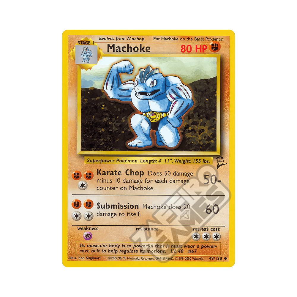 049/130 Machoke Non Comune (ENG) - Set Base 2