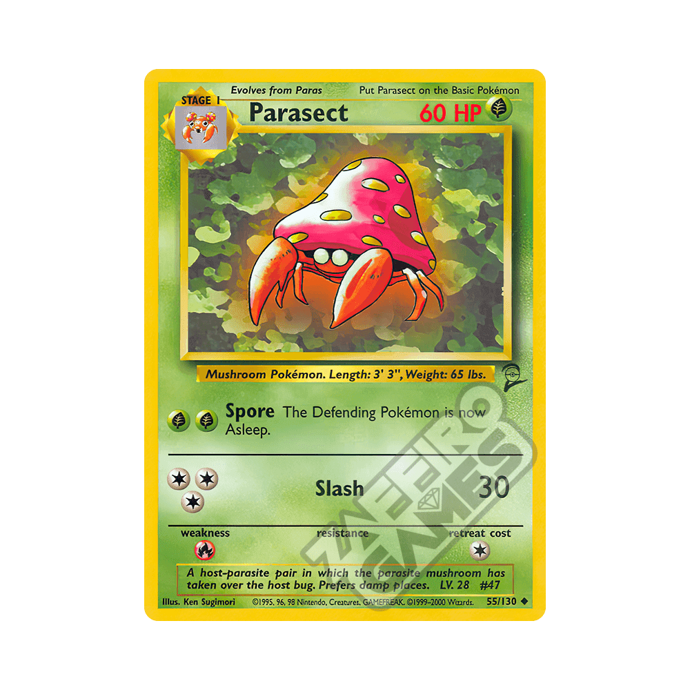 055/130 Parasect Non Comune (ENG) - Set Base 2