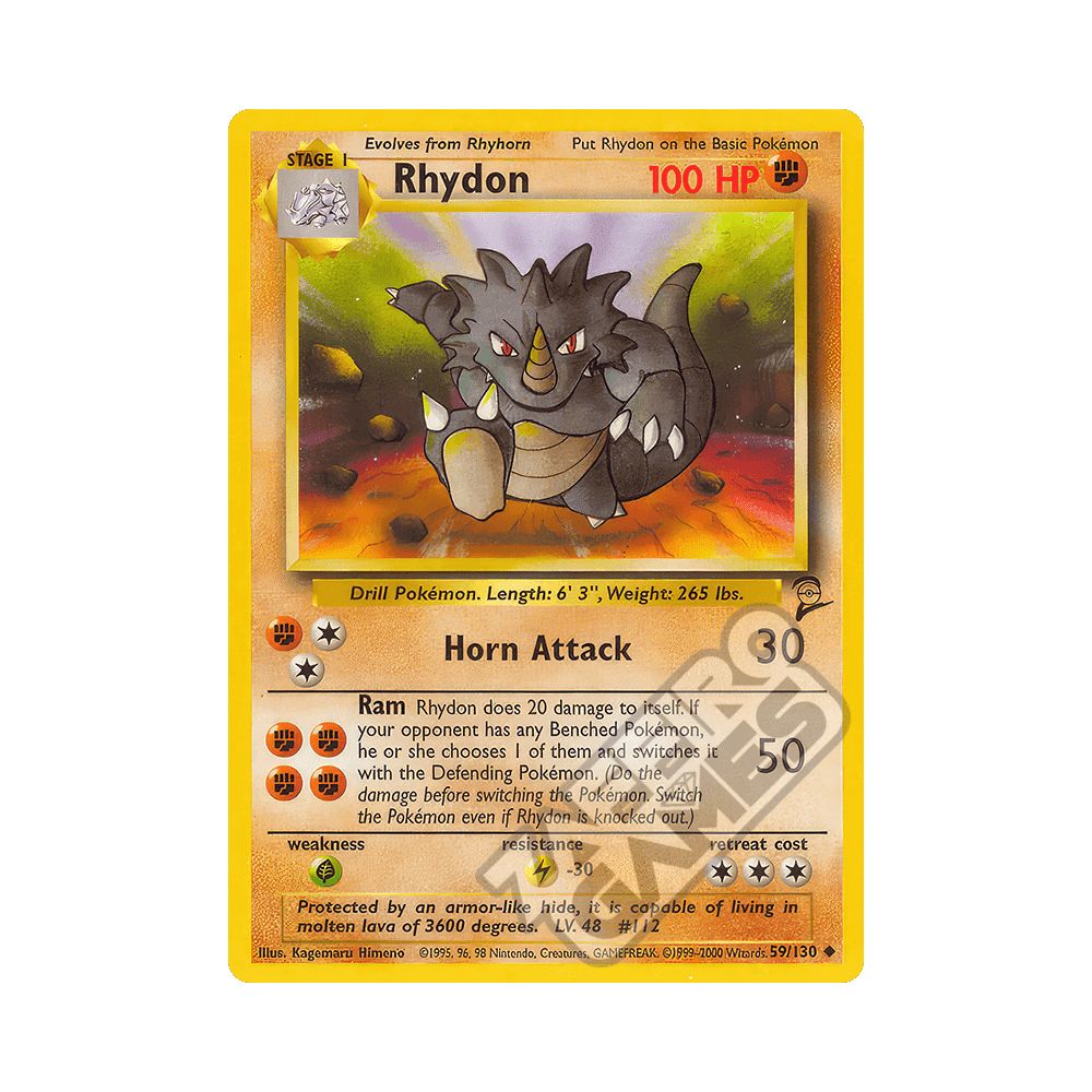 059/130 Rhydon Non Comune (ENG) - Set Base 2