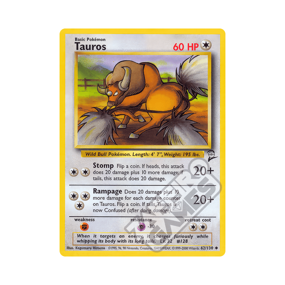 062/130 Tauros Non Comune (ENG) - Set Base 2
