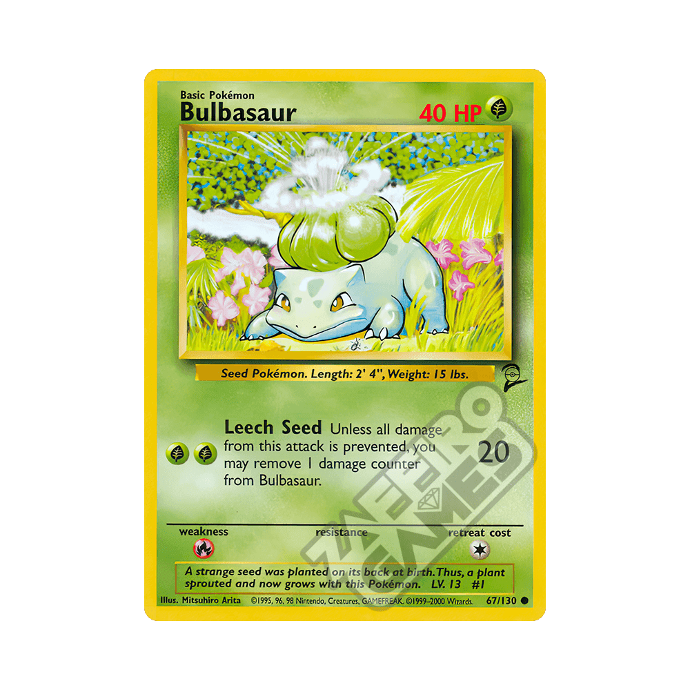 067/130 Bulbasaur Comune (ENG) - Set Base 2