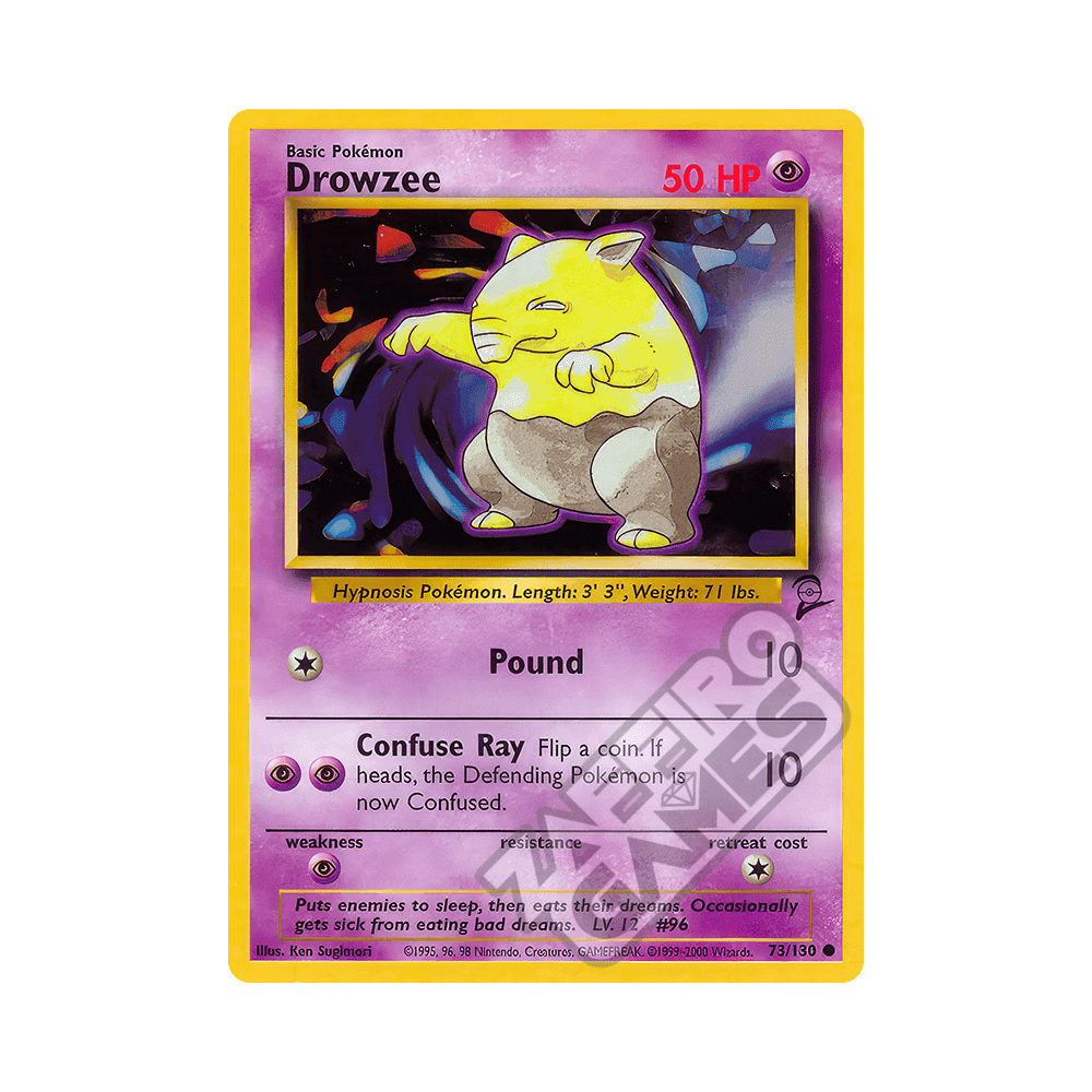 073/130 Drowzee Comune (ENG) - Set Base 2