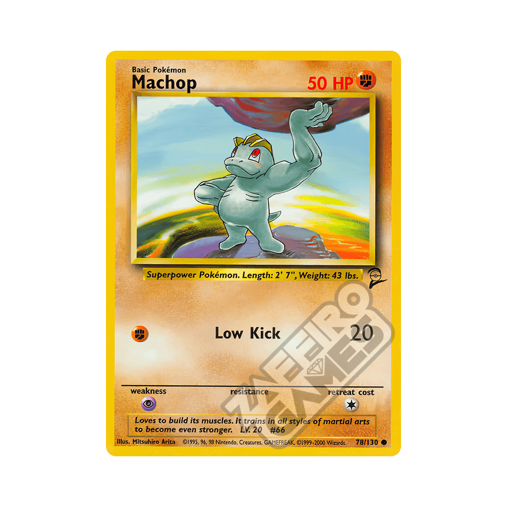 078/130 Machop Comune (ENG) - Set Base 2