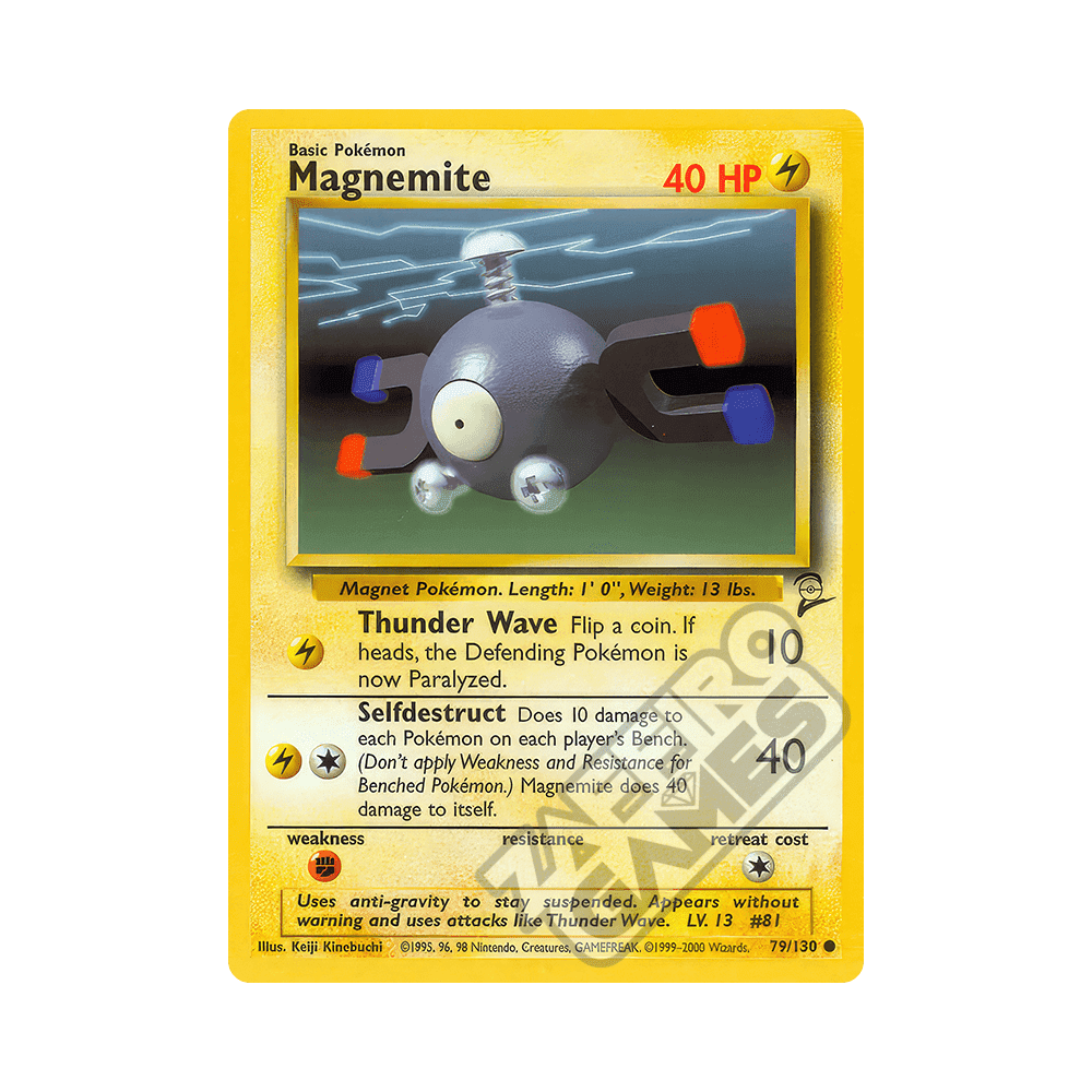 079/130 Magnemite Comune (ENG) - Set Base 2
