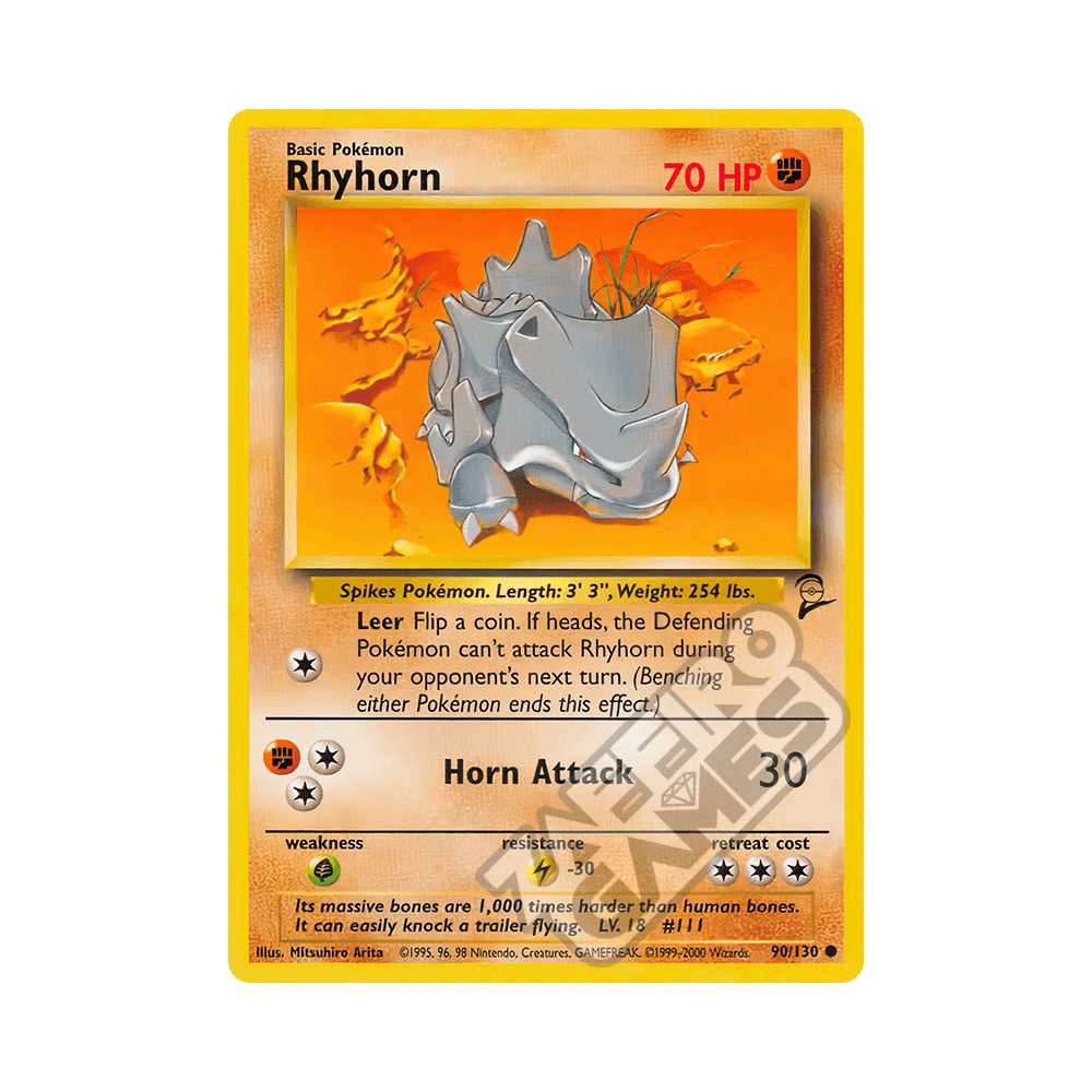 090/130 Rhyhorn Comune (ENG) - Set Base 2