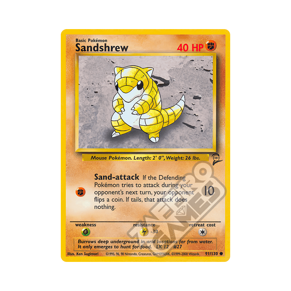 091/130 Sandshrew Comune (ENG) - Set Base 2