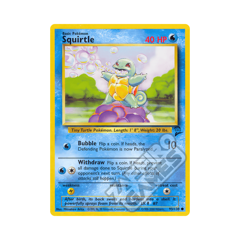 093/130 Squirtle Comune (ENG) - Set Base 2