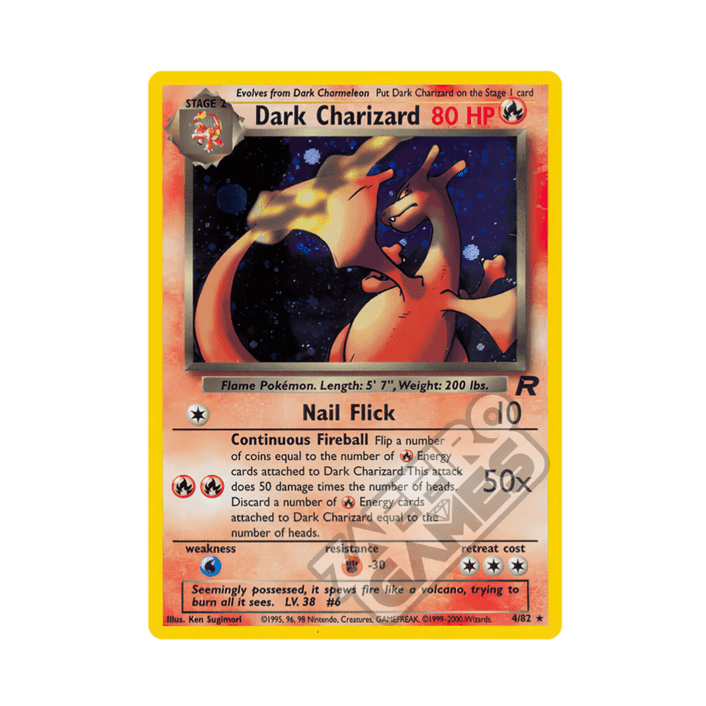 04/82 Dark Charizard Holo Unlimited (ITA) - Team Rocket
