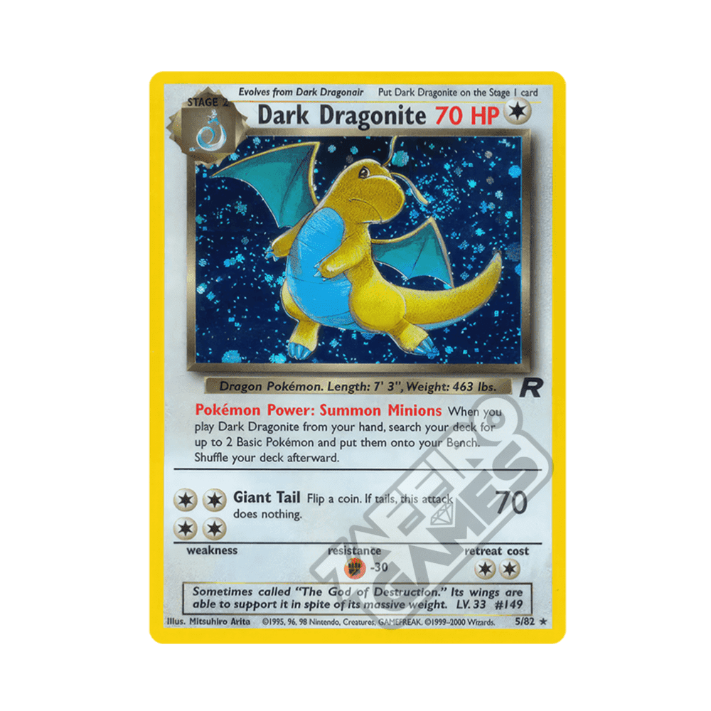 05/82 Dark Dragonite Holo Unlimited (ITA) - Team Rocket