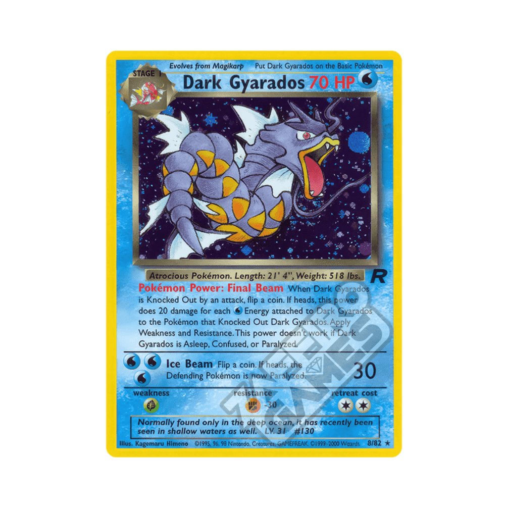 08/82 Dark Gyrados Holo Unlimited (ITA) - Team Rocket